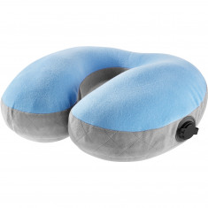 Cocoon U-shaped Neck Pillow, Pude, lichtblauw/grijs