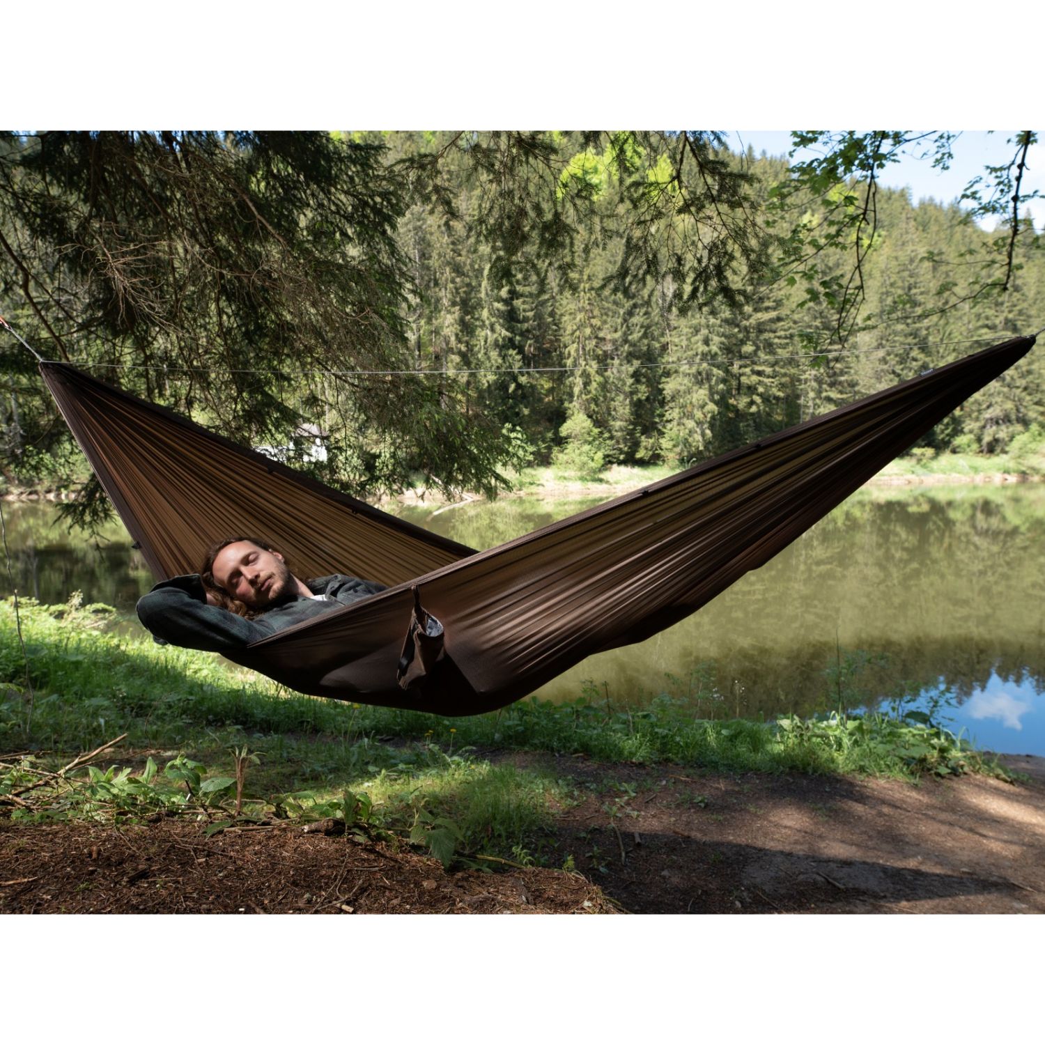 Cocoon Ultralight Hammock, 325x148 cm, Hojdacia sieť, gaštan