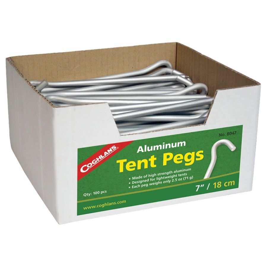 Coghlans Aluminum Tent Pegs - Bulk, tent pegs