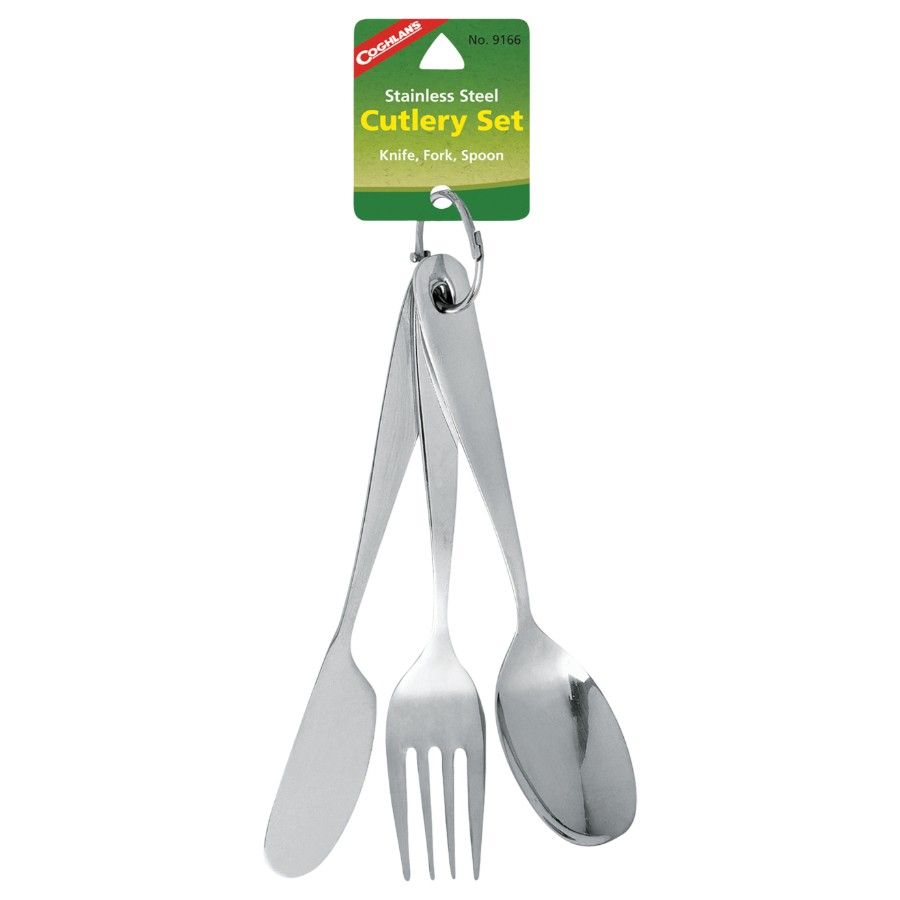 Coghlans Stainless Steel Cutlery Set, p?íbory