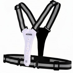 Colete refletor LED Accezzi, cinzento
