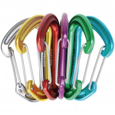 Conjunto de mosquetões Edelrid Nineteen G, 6 peças.
