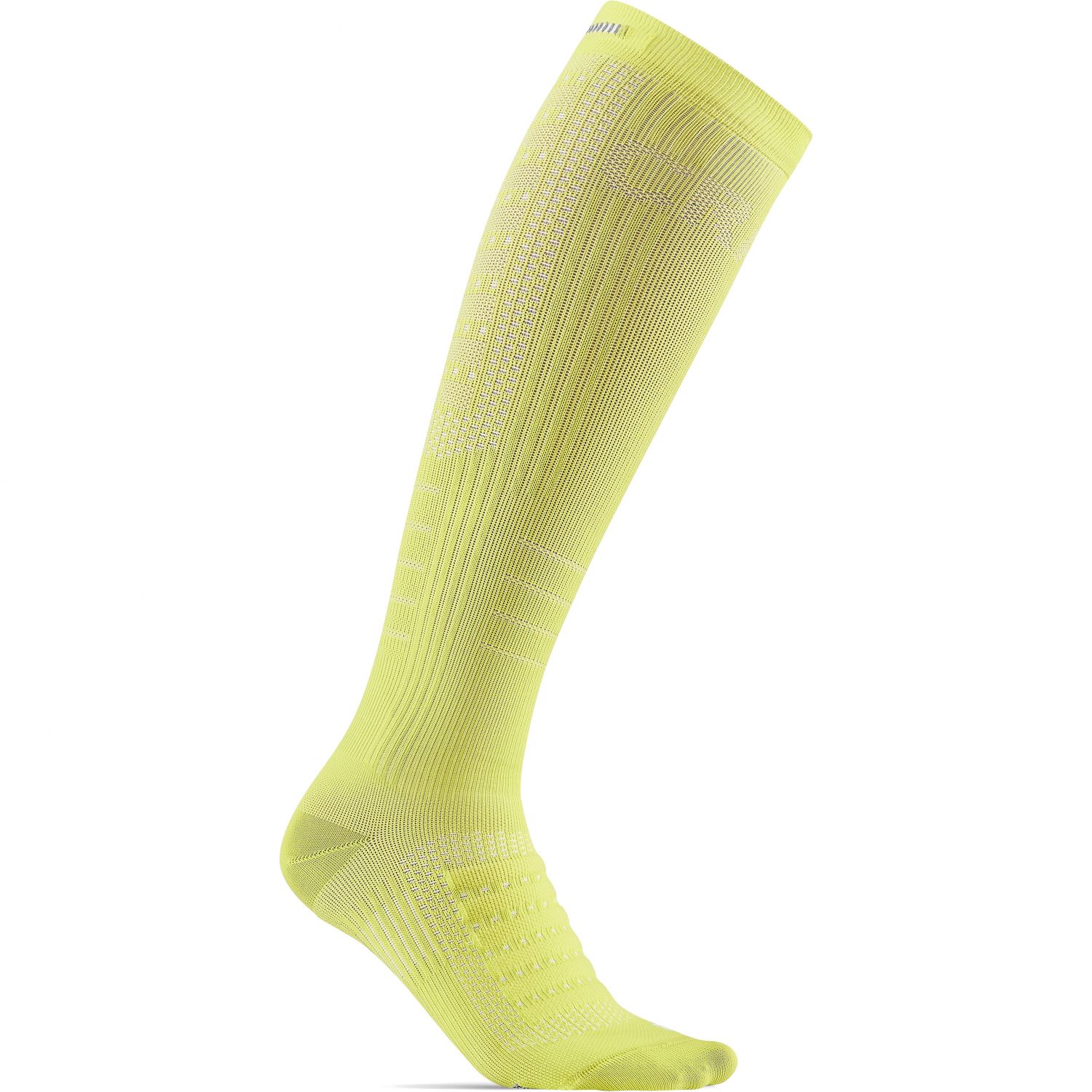 Craft ADV Dry Compression, chaussettes, jaune