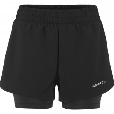 Craft ADV Essence 2, 2-in-1 shorts, dame, sort