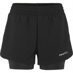 Craft ADV Essence 2, 2-in-1 shorts, women, black