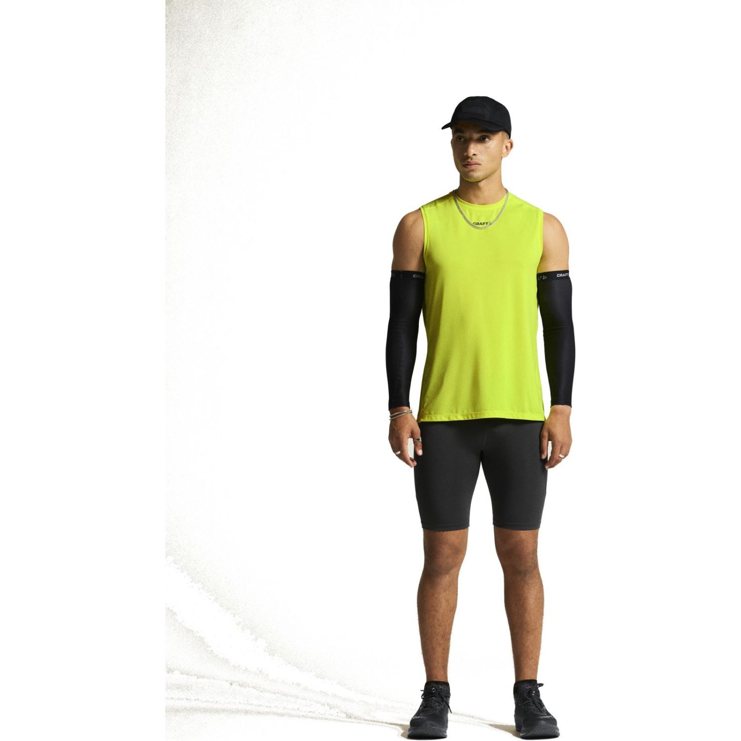 Craft ADV Essence 2, krátke pančuchové nohavice, pánske, čierne