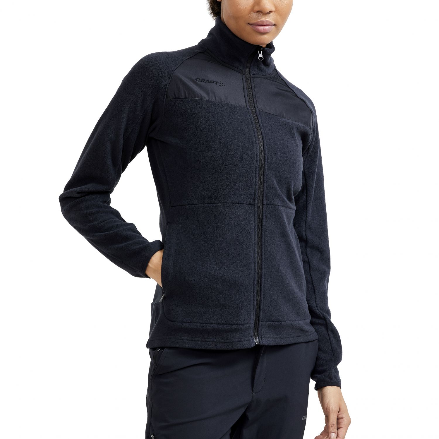 Craft ADV Explore, fleece jacket, women, black/granite