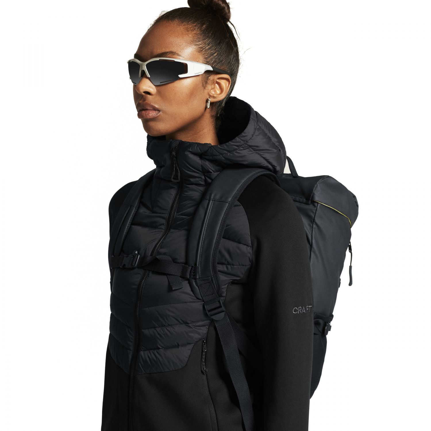 Craft Adv Explore Lt. Down Hybrid, Daunenjacke, Damen, schwarz