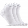 Craft CORE Dry Mid, socks, 3 pairs, white