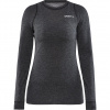 Craft Core Wool Merino, base layer, women, black melange