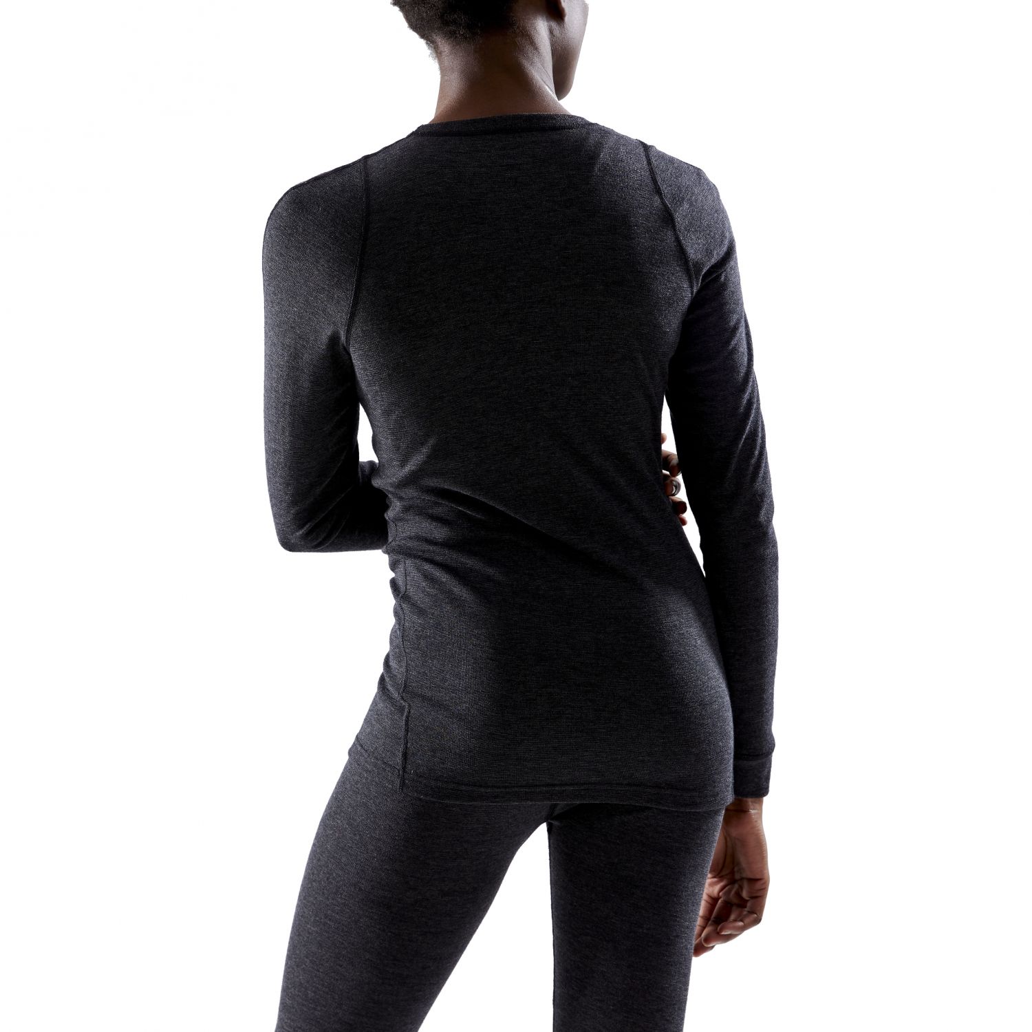 Craft Core Wool Merino, base layer, women, black melange