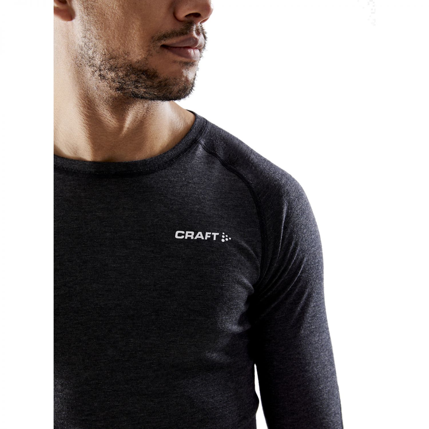 Craft Core Wool Merino, sous-vêtements de ski, hommes, noir