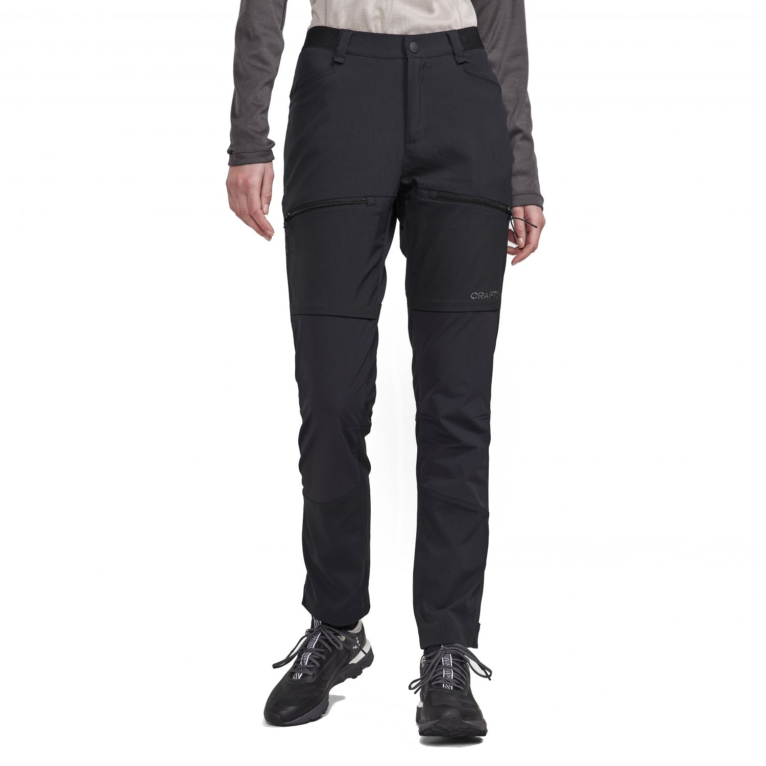 Craft Pro Explore, pantaloni outdoor, donna, nero