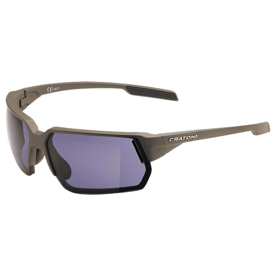 Cratoni C-Lite Color+ Lifestyle Grey-Blue W/O Mirror, okulary przeciws?oneczne, br?zowy