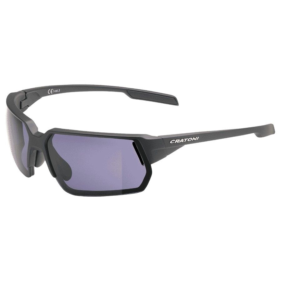 Cratoni C-Lite Color+ Lifestyle Grey Blue W/O Mirror, sunglasses, matte black