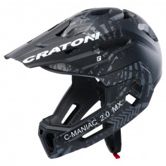 Cratoni C-Maniac 2.0 MX, casque de vélo, noir/gris