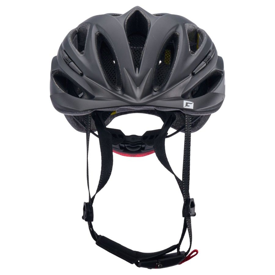 Cratoni Pacer JR, casque de vélo, noir/gris mat