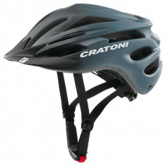 Cratoni Pacer JR, kask rowerowy, matowy czarny/szary