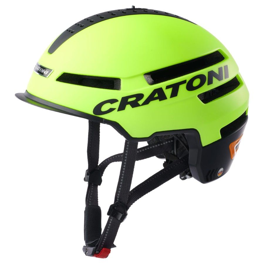 Cratoni Smartride 1.2, cykelhjelm, mat sort