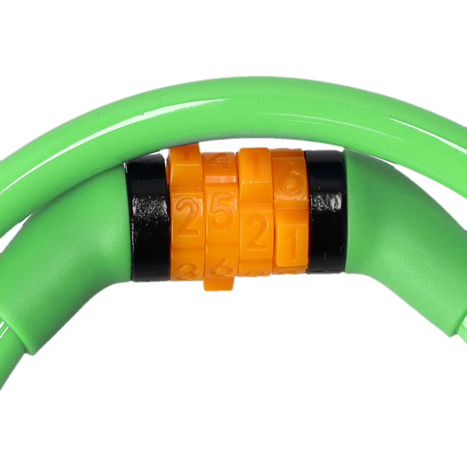 Crazy Safety, candado de bicicleta, verde