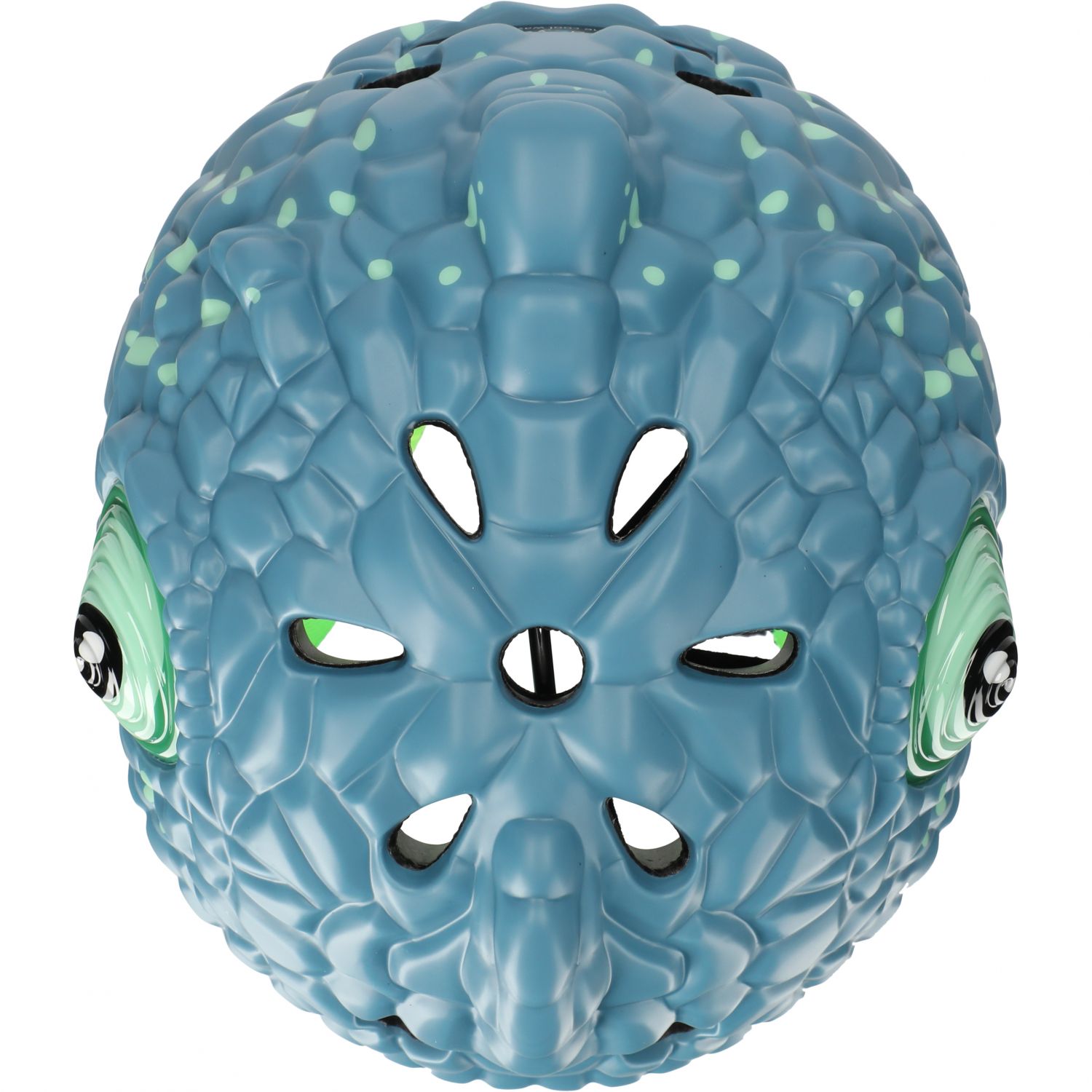 Crazy Safety Chameleon, capacete de bicicleta, júnior, preto/azul