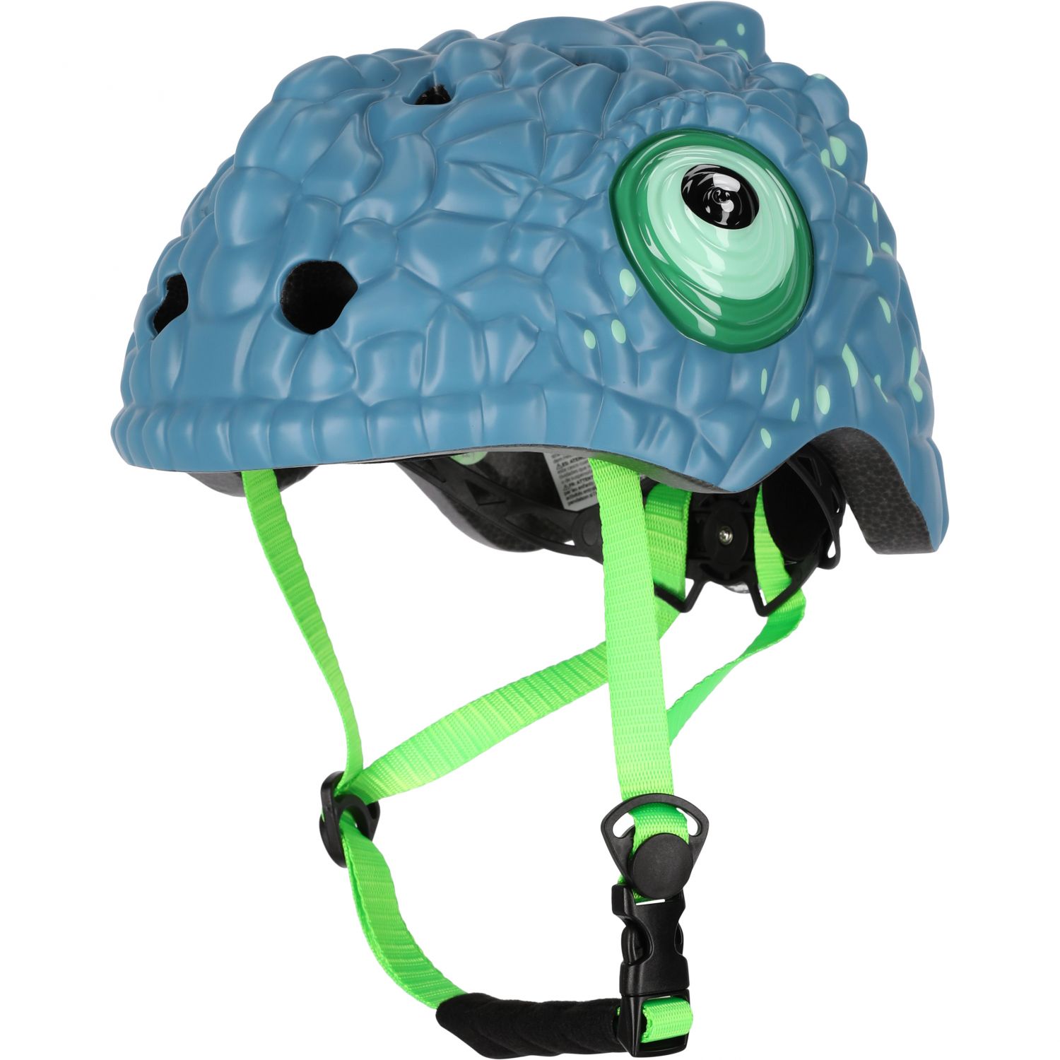 Crazy Safety Chameleon, capacete de bicicleta, júnior, preto/azul