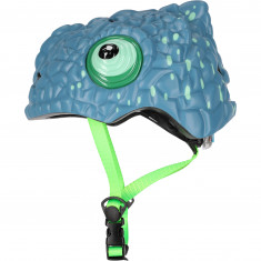 Crazy Safety Chameleon, casco da bici, junior, nero/blu