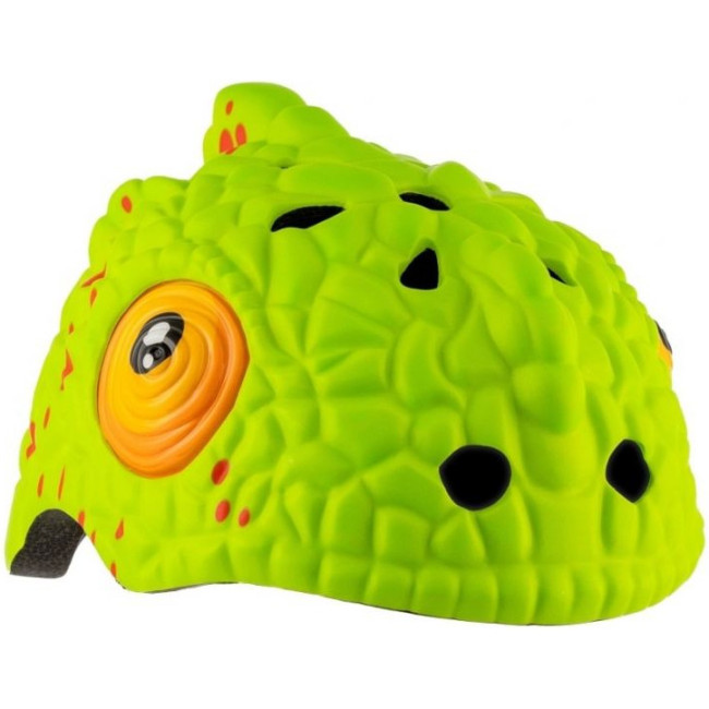 Crazy Safety Chameleon, cykelhjelm, junior, grøn