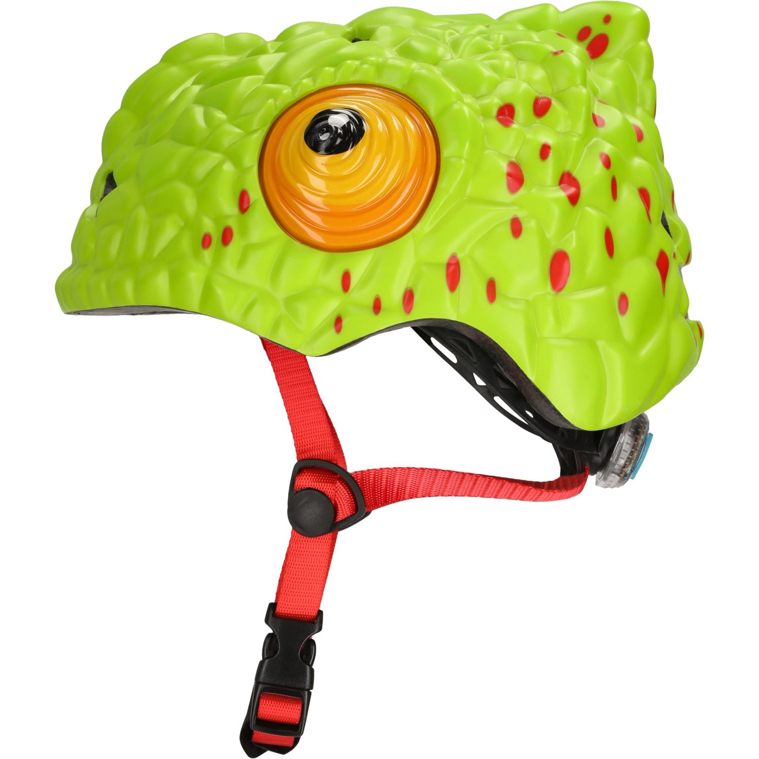 Crazy Safety Chameleon, cykelhjelm, junior, grøn