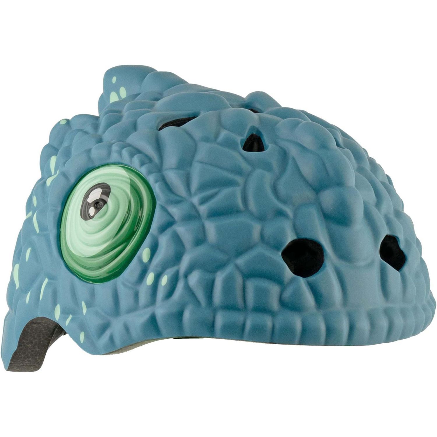 Crazy Safety Chameleon, Sykkelhjelm, Junior, Black/Light Blue