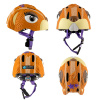 Crazy Safety Chipmunk, capacete para bicicleta, júnior, castanho