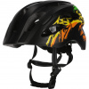 Crazy Safety Cool Grafitti, capacete de bicicleta, júnior, preto/laranja