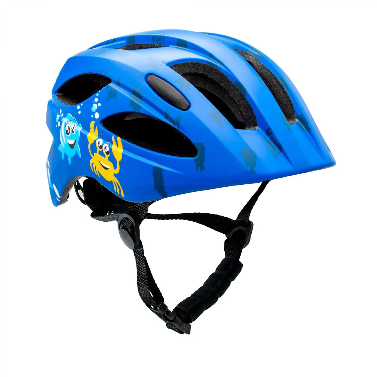 Crazy Safety Cool Sea, casco de bicicleta, junior, azul