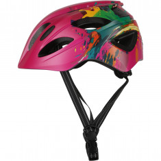 Crazy Safety Cool Splash, capacete para bicicleta, júnior, cor-de-rosa