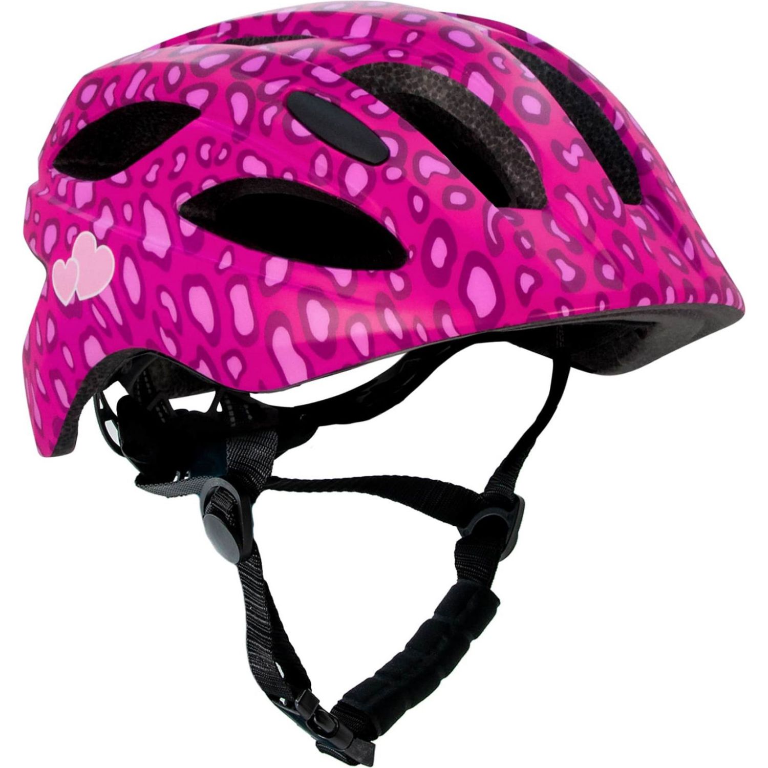 Crazy Safety Cool Spots, cykelhjelm, junior, pink