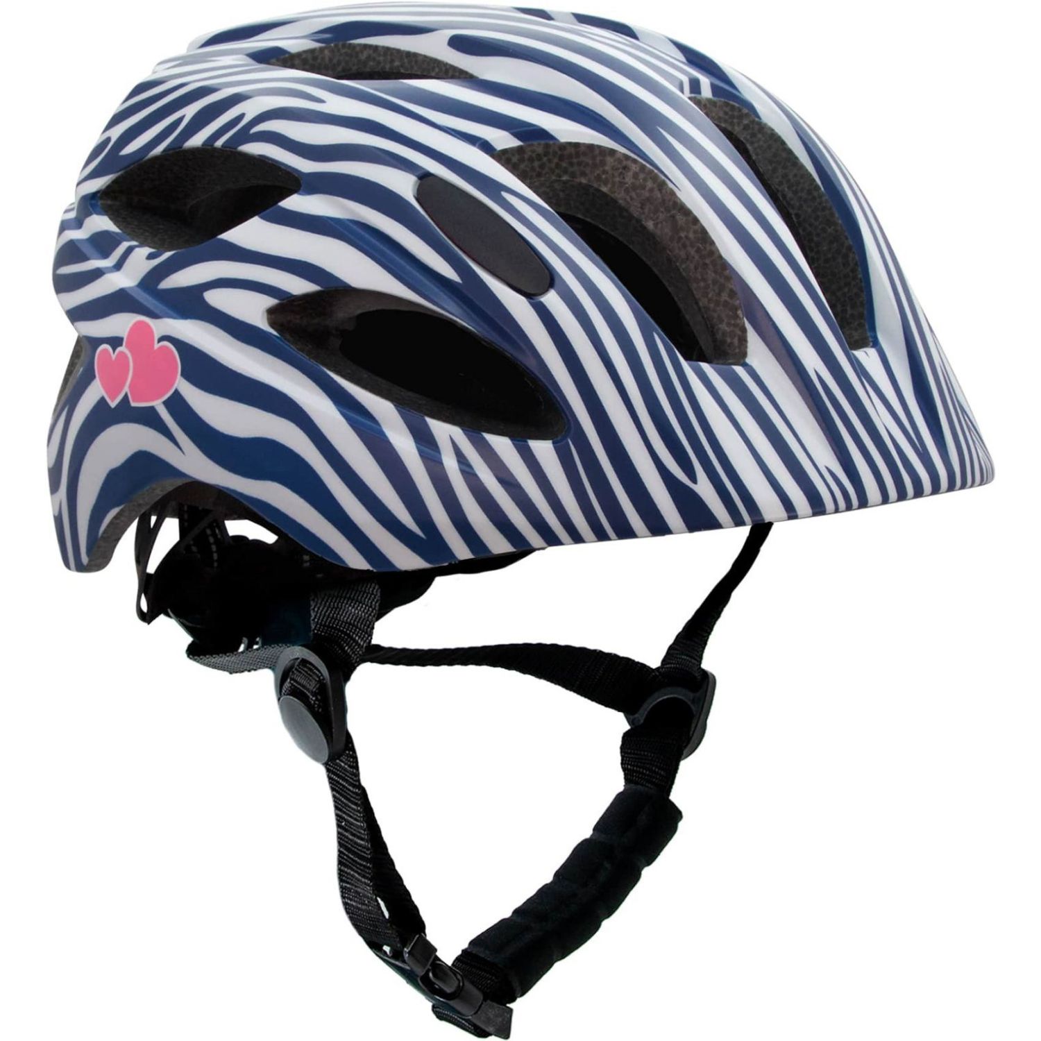 Crazy Safety Cool Stribes, capacete de bicicleta, júnior, toupeira