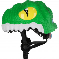 Crazy Safety Crocodile, Cykelhjälm, Junior, Grön