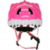 Crazy Safety Dino, capacete para bicicleta, júnior, cor-de-rosa