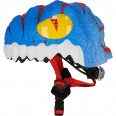 Crazy Safety Dino, casco de bicicleta, junior, azul