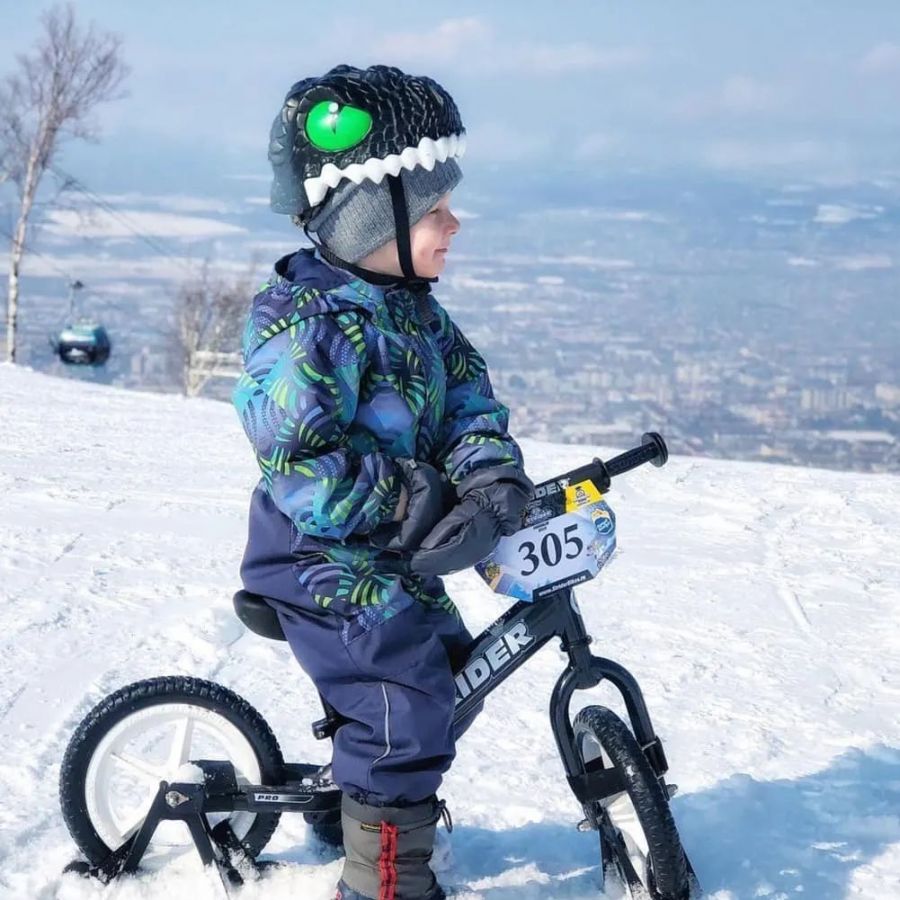 Crazy Safety Dragon, casque vélo, junior, rouge