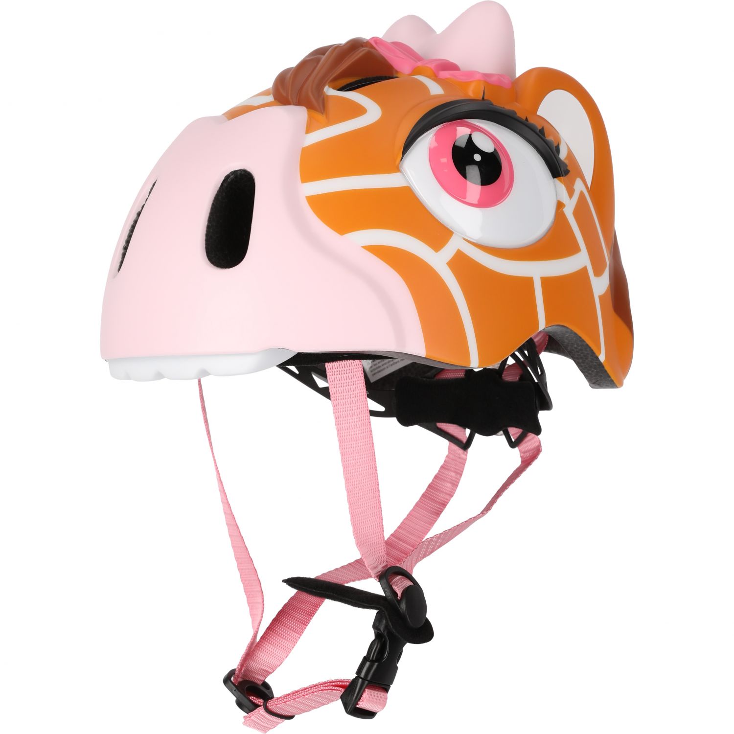 Crazy Safety Giraffe, cyklistická prilba, junior, hnedá