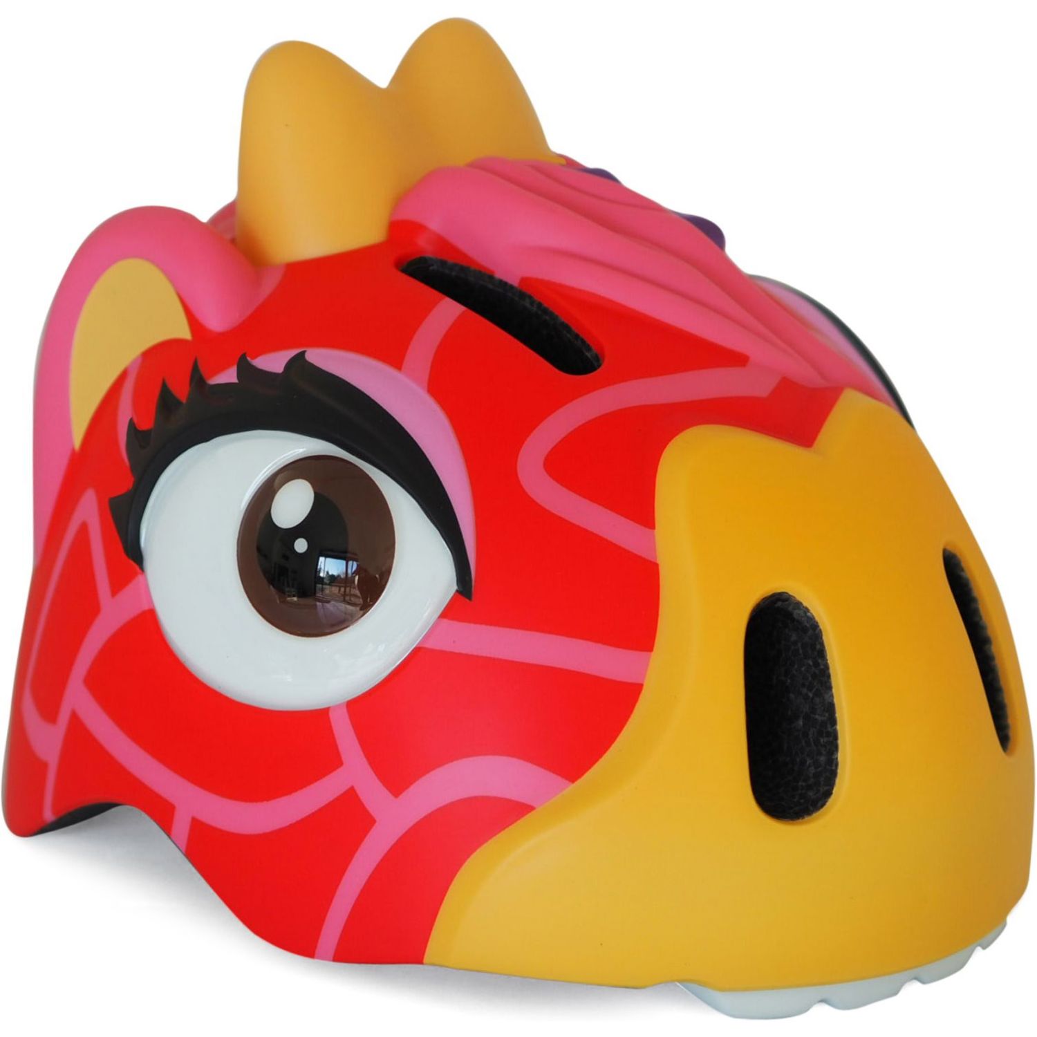 Crazy Safety Giraffe, Sykkelhjelm, Junior, Red