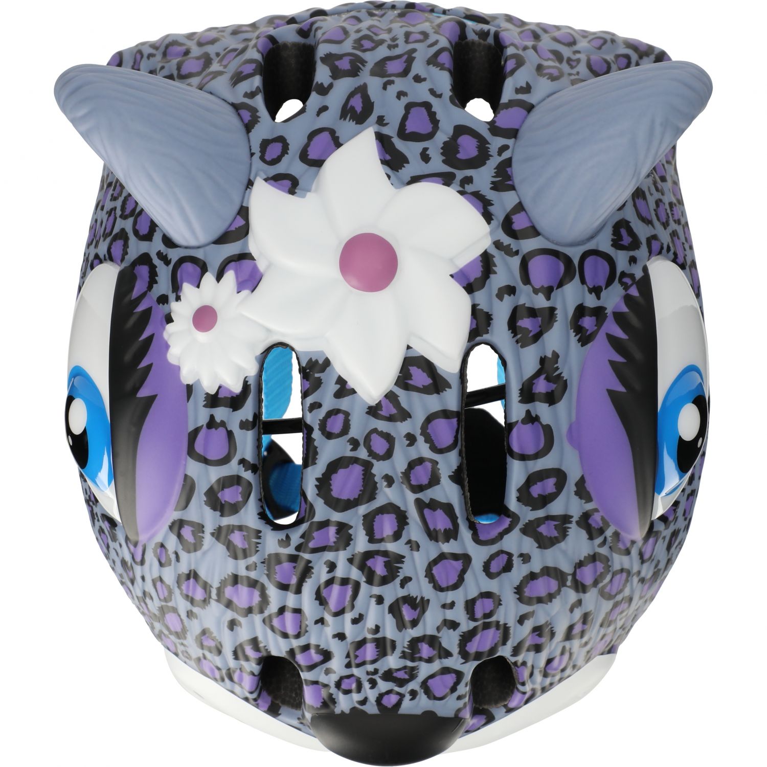 Crazy Safety Leopard, pyöräilykypärä, juniori, violetti