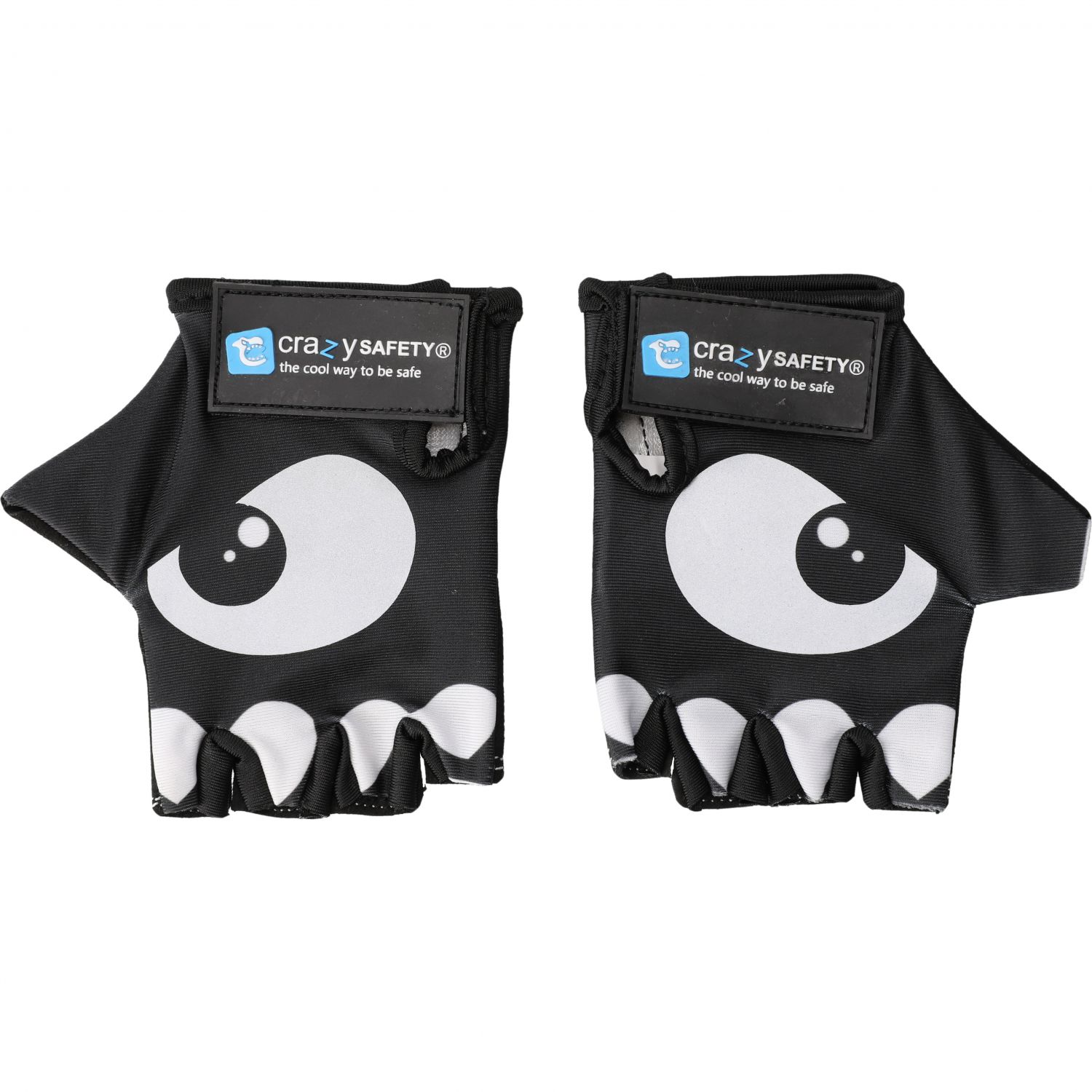 Crazy Safety, luvas de ciclismo, infantis, azul