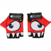Crazy Safety, luvas de ciclismo, júnior, vermelho