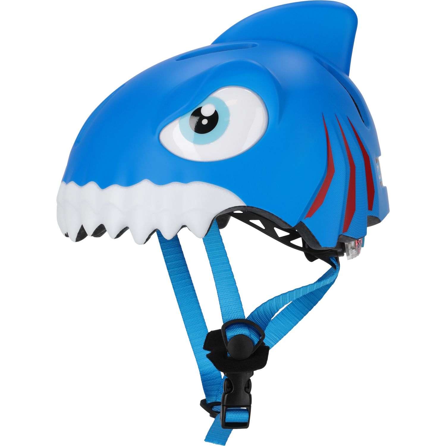 Crazy Safety Shark, capacete para bicicleta, júnior, azul