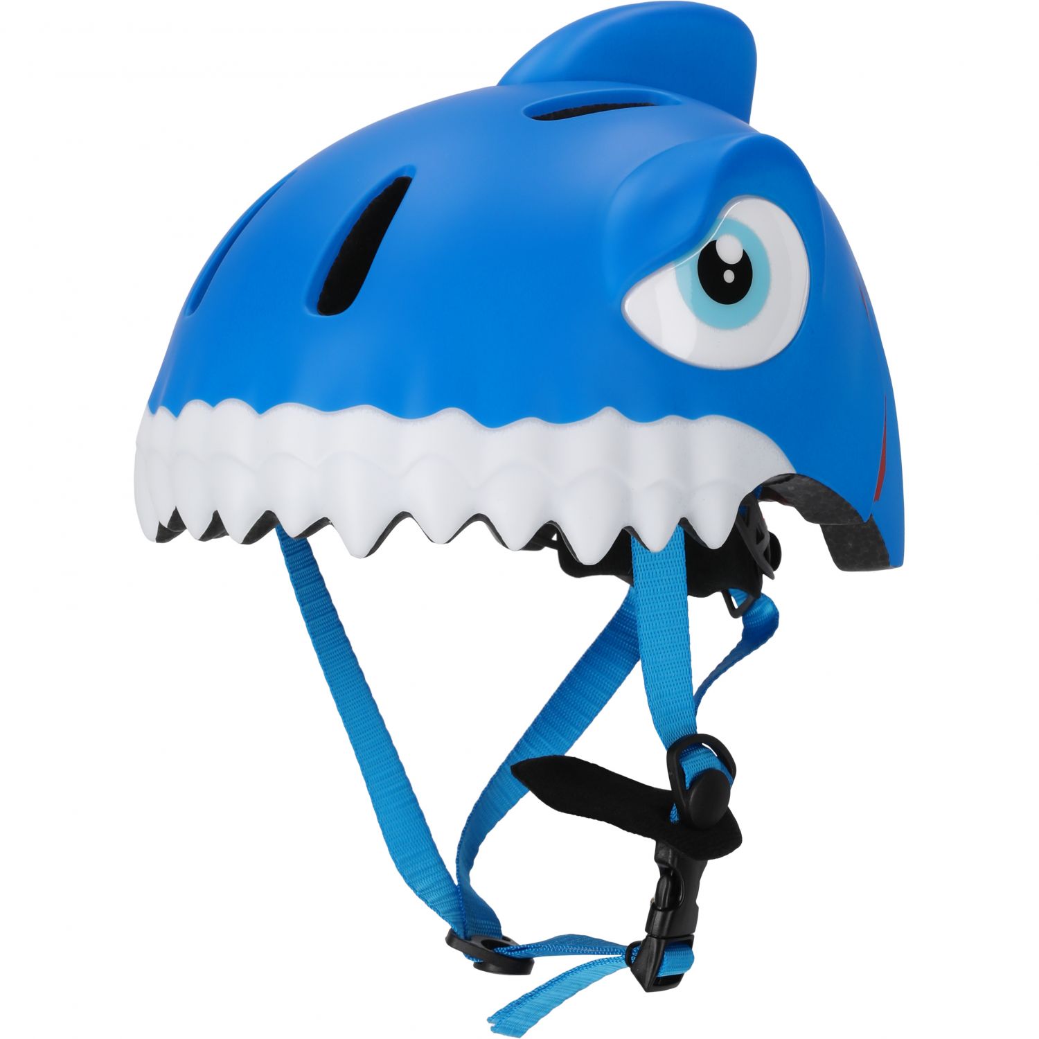 Crazy Safety Shark, capacete para bicicleta, júnior, azul
