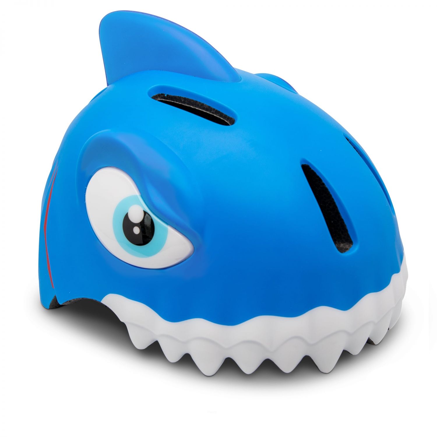 Crazy Safety Shark, capacete para bicicleta, júnior, azul