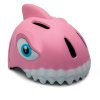 Crazy Safety Shark, capacete para bicicleta, júnior, cor-de-rosa