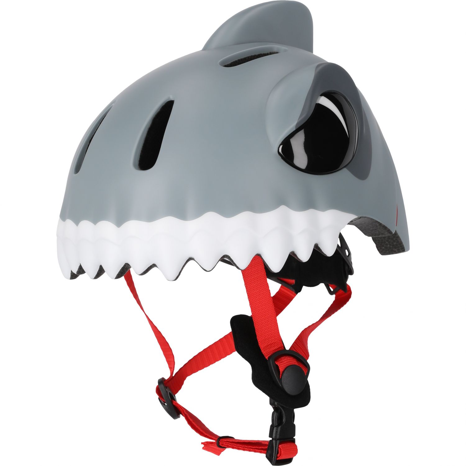 Crazy Safety Shark, cască de bicicletă, junior, gri
